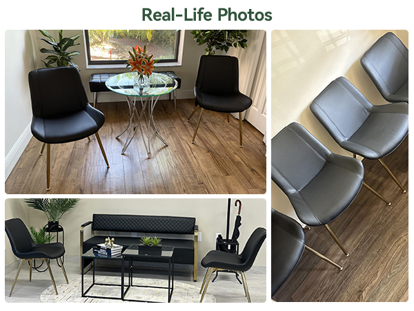 black dining chairs