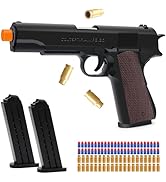EagleGrove Soft Bullet Toy Gun with 50 Foam Bullets - Shell Ejecting Fidget Toy Foam Blasters &amp; G...