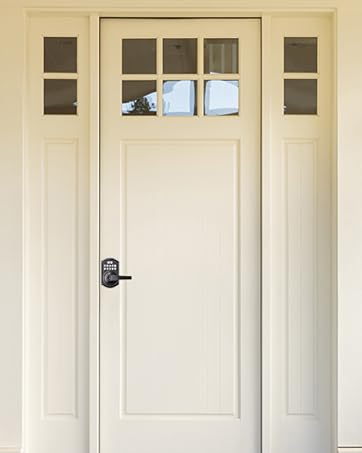 keypad door lock with handle