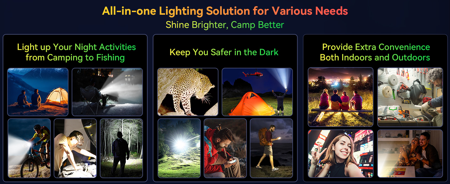 rugged smartphone with camping light
