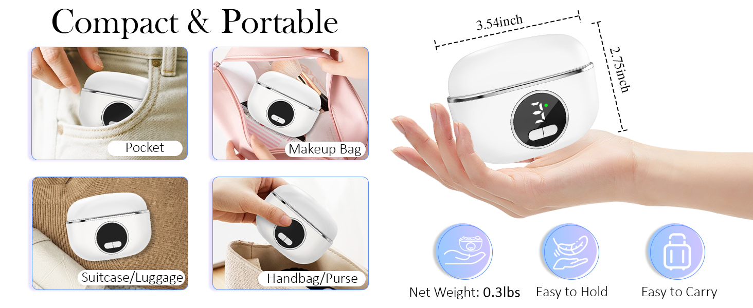 Compact and portable electric nail clipper, easy to hold and carry