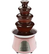 Chocolate Fountain, 4 Tier 110V Electric Chocolate Fondue Fountain Machine for Nacho Cheese, Choc...