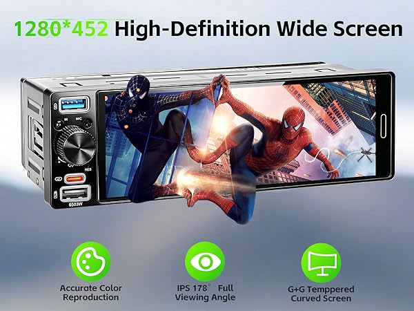 Single Din Car Radio 
