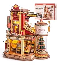 ROBOTIME 3D Wooden Puzzles for Adults-Cuckoo Clock Wooden Models for Adults to Build-435 Piece Model...