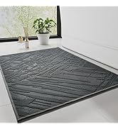 tchdio Absorbent Bath Mat for Bathroom-Rug for Bathroom Floor Mat Quick Dry Non Slip Washable Bat...