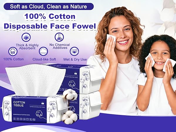 face towels disposable