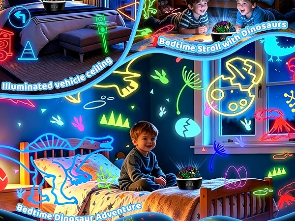 Safe &amp; Anti-Glare Dinosaur Toys for Kids Ages 3-5