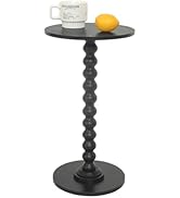 Fultyle Round Side Table, Small Drink Table for Small Spaces, Modern Accent End Table Coffee Tabl...