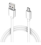 10FT Long Android Charger Cable Fast Charge,USB to Micro USB Cable White,Micro USB 2.0 USB Micro ...