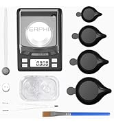TOPWEIGH Milligram Scale with Capsule Filling Tool Kit, Only for Size 0, Powder Pans, mg Scale fo...
