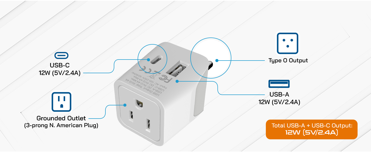 usa to thailand plug adapter