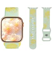 Young Stars Studios Engraved Band Compatible with Apple Watch Bands 41mm 40mm 38mm 42mm 44mm 45mm...