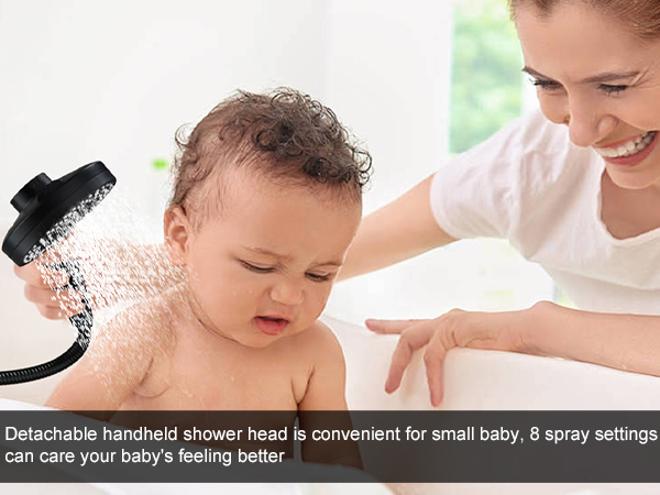 shower head with handheld spray