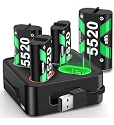 Svetaecho Rechargeable X1 One Controller Battery Pack Charger with 4x5520mWh Max Capacity for X1 ...