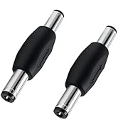 IMIYORE 10pcs DC Power Connector Adapter, 5.5mmx2.1mm Barrel Connector 12V Male to Male Power Jac...