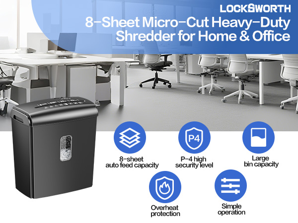 micro-cut paper shredder