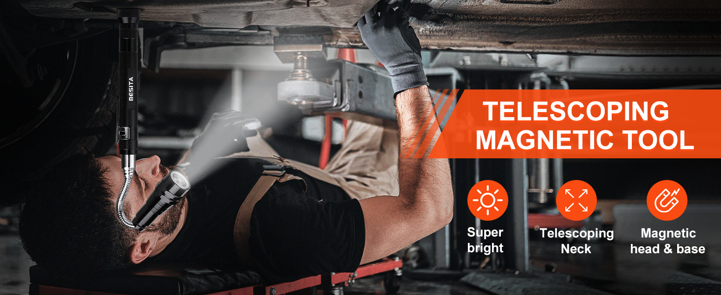 TELESCOPING MAGNETIC TOOL