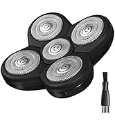 Freebird Replacement Blades for Freebird Head Shaver Kit, 5 Blades Shaver Replacement Heads for F...