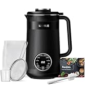 KIDISLE 32oz Automatic Soy Machine for Homemade Almond, Oat, Coconut, Soy, Plant Based Milks and ...