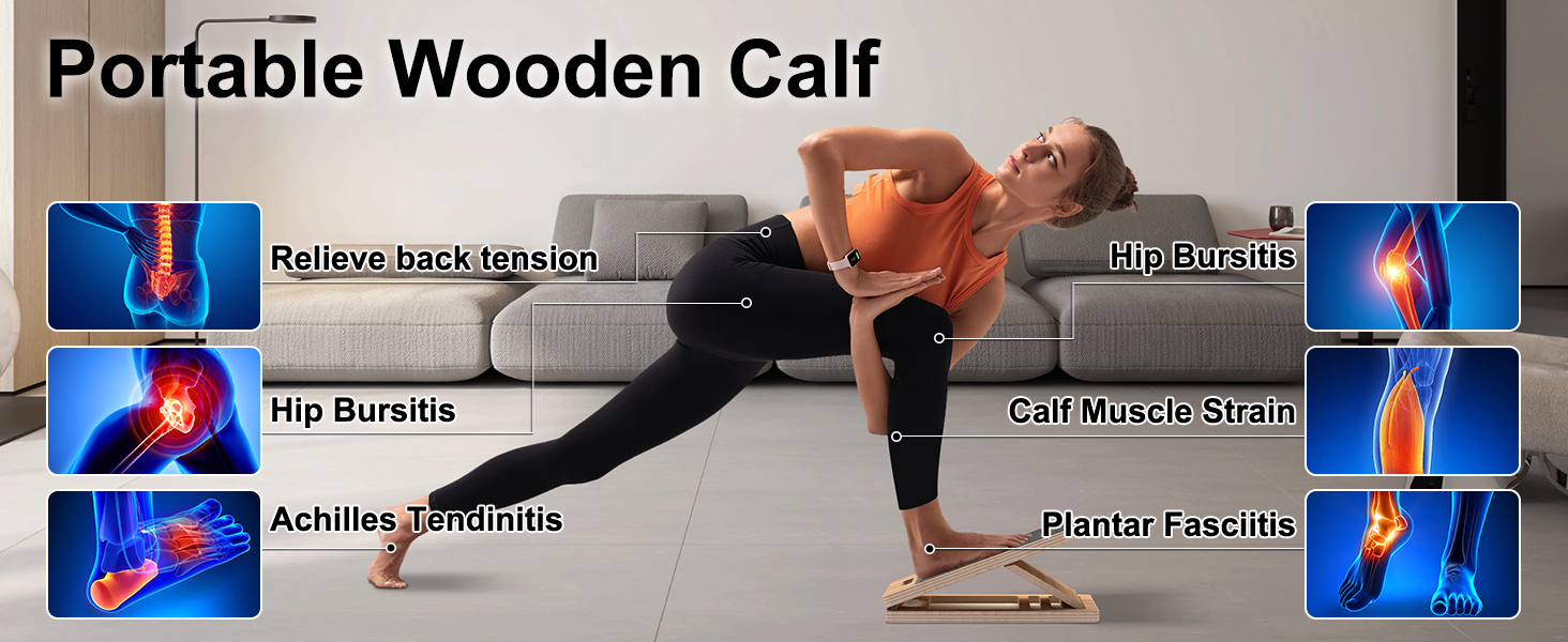 Adjustable Portable Wooden Incline Board