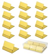 GAUENEEN 12 Pcs Gold Table Number Holders with Storage Box, Metal Place Card Stands, Vintage Fini...
