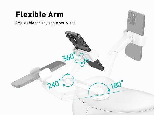 bed phone holder laying down