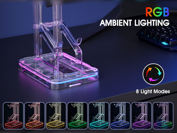 RGB Gaming Headphones with 2 USB Charging Ports