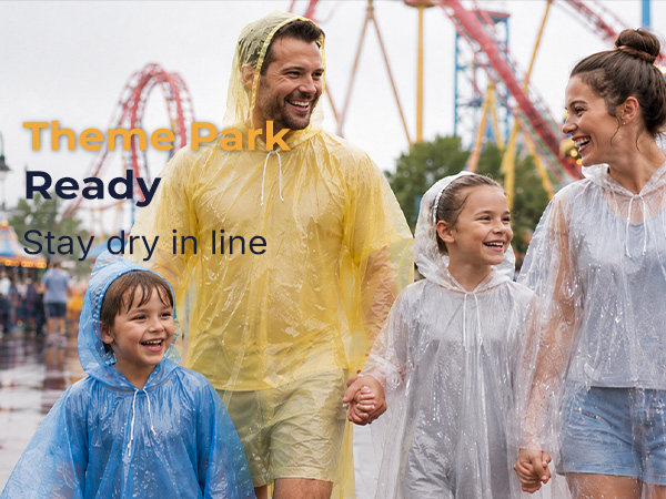 stay dry in theme park