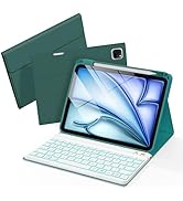 Senyoson Keyboard Case for iPad Pro 12.9 inch (4th,5th, 6th Generation) &amp; New Air 13 inch M2 /M3 ...