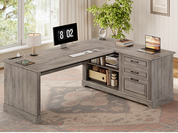 l shaped executive desk