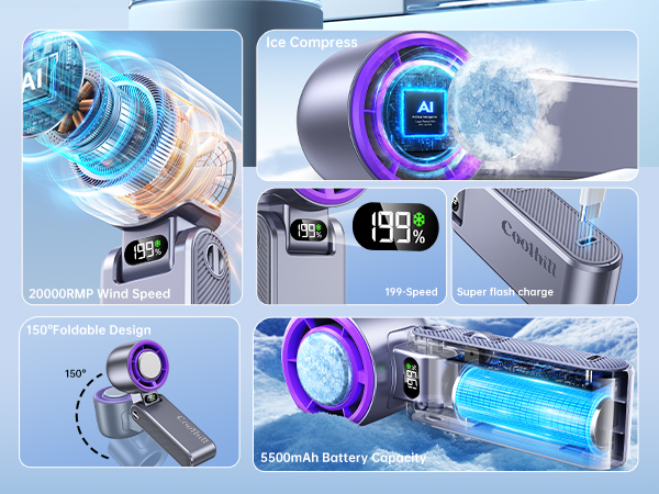 Handheld Portable fan