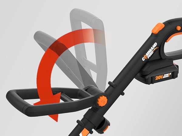 Ergonomic 7-position handle for easy handling and comfort.