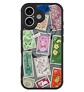 BITOBE Magnetic Case for iPhone 17 [Compatible with MagSafe] Cute Stamp Pattern Case for Women Gi...