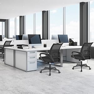 Computer Desk with Mesh Chair
