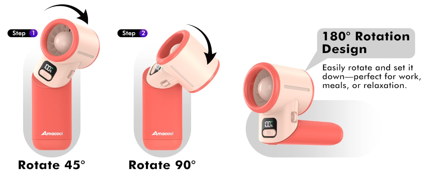 strong handheld fan