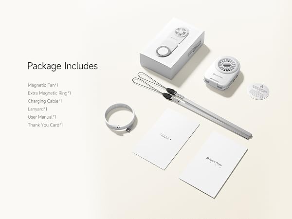 Magnetic phone fan