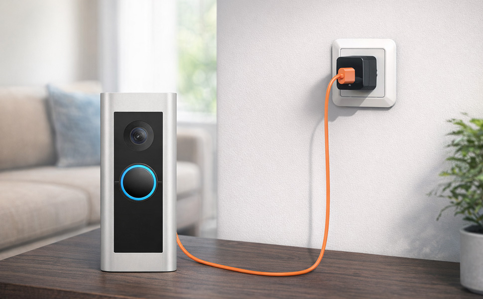 Charger Cord for Ring Enabled Video Doorbell
