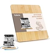 Appliance Slider for Ninja Espresso Machine ES601, Bamboo Sliding Tray for Coffee Maker, Coffee S...