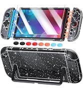 FYOUNG [Improved Easy Dockable Version] Switch 2 Cover Case, Crystal Hard Protective Shell for Ni...