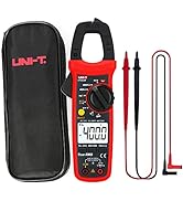 UNI-T Digital Clamp Meter UT203R AC Current True RMS Volt Amp Ohm Meter HVAC Clamp On Multimeter,...