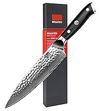 SHAN ZU Chef Knife 8 Inch Japanese Steel Damascus Kitchen Knife