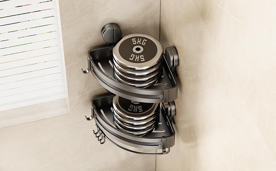 rust free shower caddy
