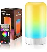 OIYN RGBICWW Smart Table Lamp with App Control, Touch Bedside LED Lamp, 33 Scene Modes &amp; 16M Colo...