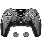 PlayVital for ps5 Edge Controller Silicone Cover Skin - Stellar Mecha Anti-Slip Grip Protector fo...