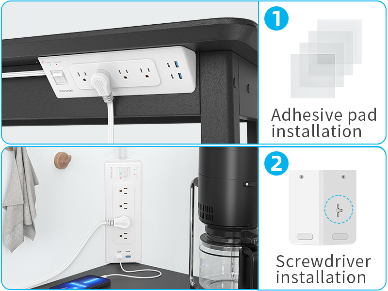 two mounting method