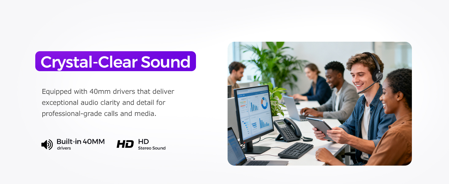 USB headset wic mic for work usb Computer Headset for pc