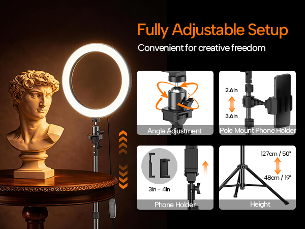 ring light with stand