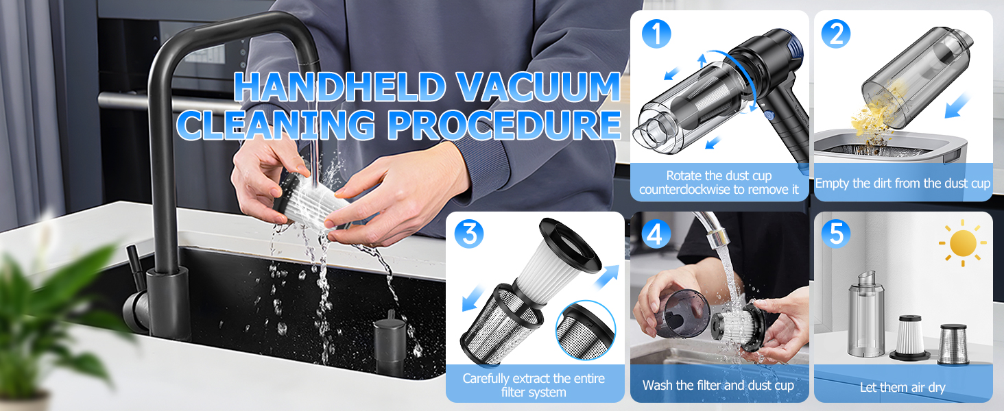 Hand Vacuum Cordless