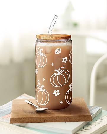 SANDJEST GlassGlow 16Oz Glass Bottle