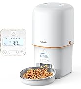 Yuposl Automatic Cat Feeders - 16cup/135oz for Pets, Timed Automatic Pet Feeder with Over 180-day...